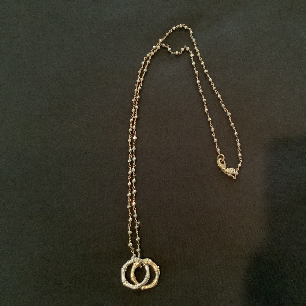 Grace and Heart Metamorphosis Chain with 2 Tone Charm